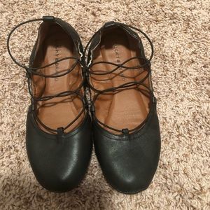 Lucky Brand Black Ballet Flats